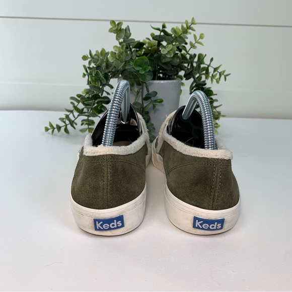 Keds Women’s Double Decker Suede Green Slip On Size 9.5 - Picture 6 of 12